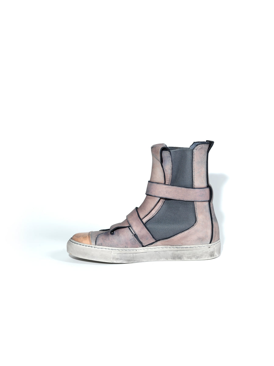 THX HIGH TOP SNEAKER — OBJECT DYE, BRUISED FLESH