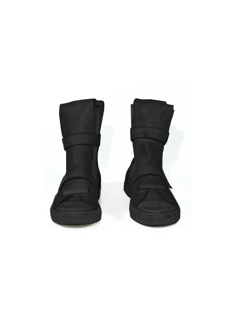 THX HIGH TOP SNEAKER — OBJECT WASHED, BLACK