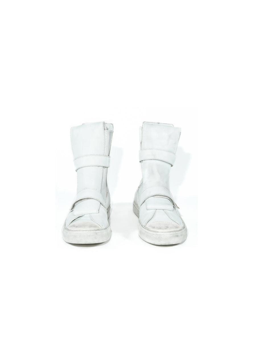 THX HIGH TOP SNEAKER — WHITE