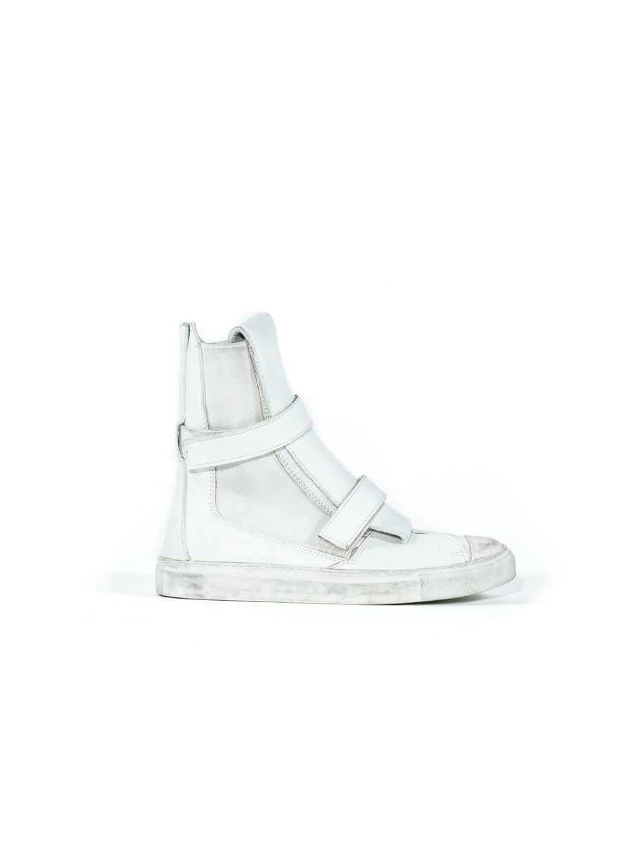 THX HIGH TOP SNEAKER — WHITE