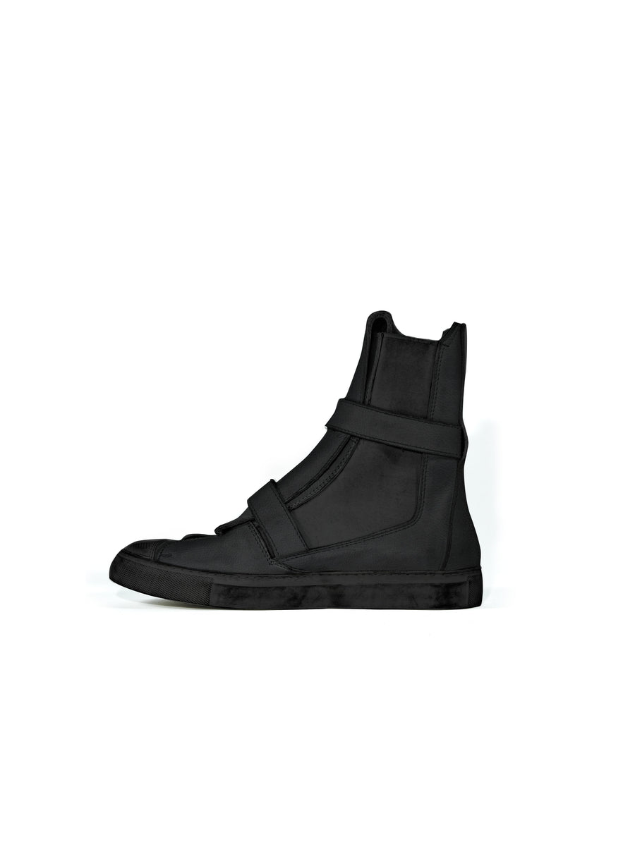 THX HIGH TOP SNEAKER — OBJECT WASHED, BLACK