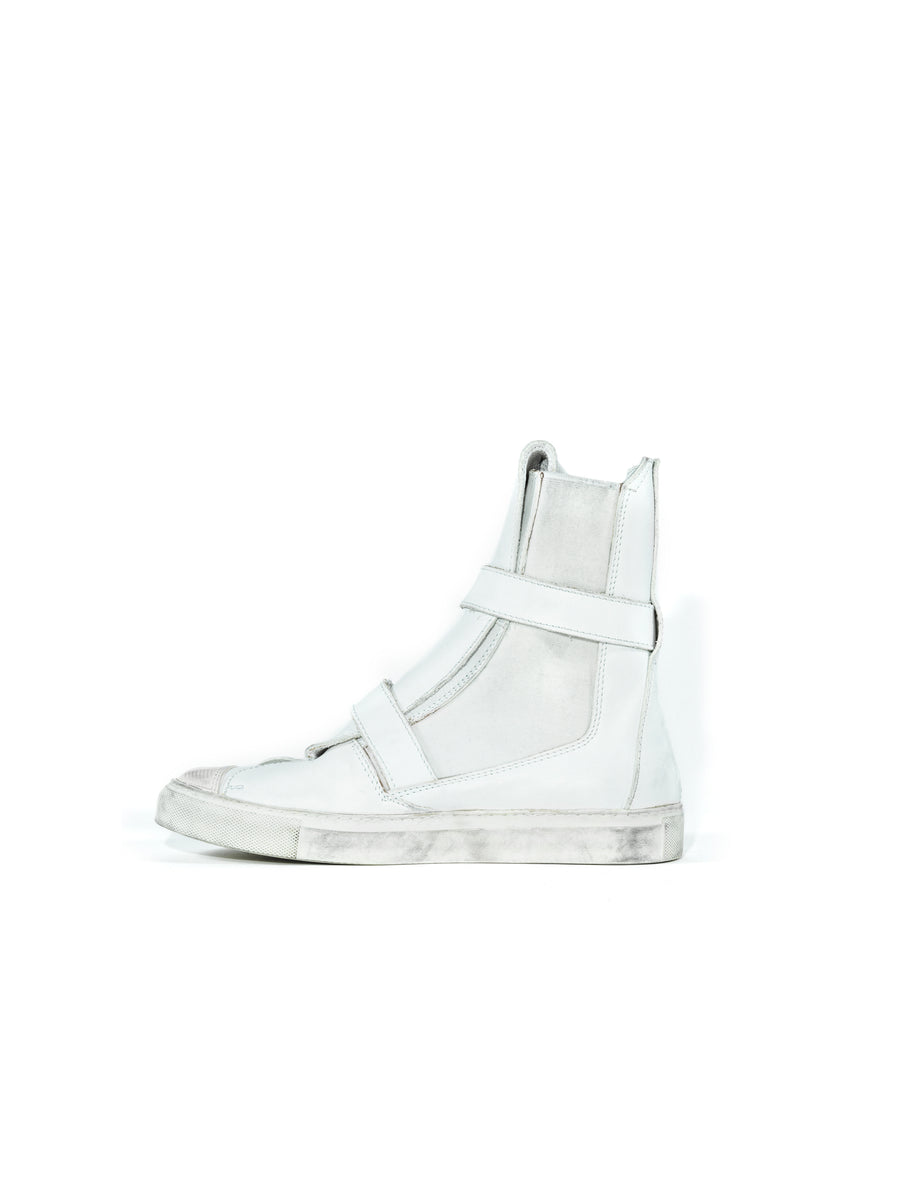 THX HIGH TOP SNEAKER — WHITE